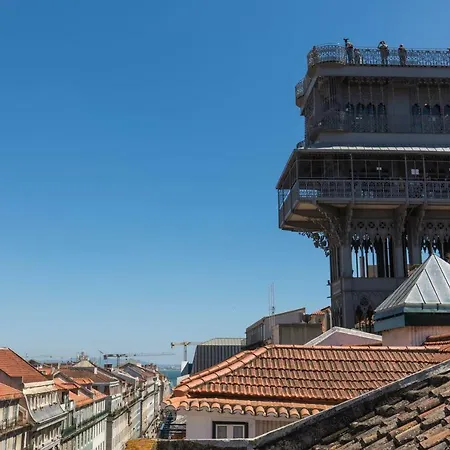 Appartamento Santa Justa Elevator Lisbona